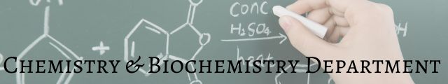 Chemistry & Biochemistry Faculty Research and Publications