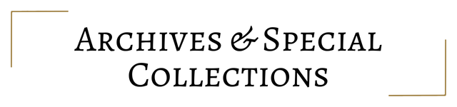 Archives and Special Collections