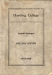 Harding College Course Catalog 1925-1926