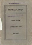 Harding College Course Catalog 1926-1927
