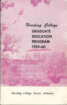 Harding College Graduate Education Program, 1959-60