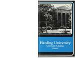 Harding University Graduate Catalog, 1984-1986 by Harding University