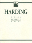Harding University Graduate Catalog, 1996-1998 by Harding University