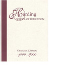 Harding University School of Education Graduate Catalog, 1999-2000