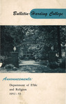 Harding University Graduate School of Religion 1952-1953 Catalog