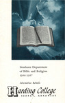 Harding University Graduate School of Religion 1956-1957 Catalog