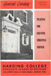 Harding University Graduate School of Religion 1963-1965 Catalog