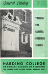 Harding University Graduate School of Religion 1964-1966 Catalog