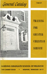 Harding University Graduate School of Religion 1968-1969 Catalog