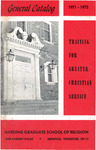 Harding University Graduate School of Religion 1971-1972 Catalog