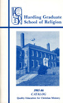 Harding University Graduate School of Religion 1985-1986 Catalog