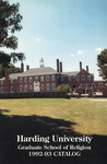 Harding University Graduate School of Religion 1992-1993 Catalog