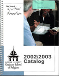 Harding University Graduate School of Religion 2002-2003 Catalog