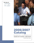 Harding University Graduate School of Religion 2006-2007 Catalog