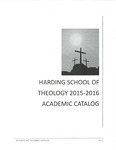 Harding School of Theology
2015-2016 Academic Catalog