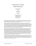 Harding School of Theology
2023-2024 Academic Catalog