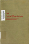 The Harding College Lectures 1950
