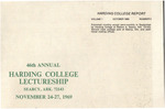 46th Annual Harding College Lectureship Program (1969) by Harding University