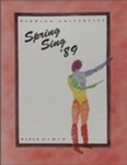 Harding University Spring Sing Program 1989