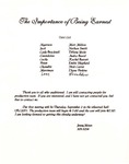 The Importance of Being Earnest (1999 cast list)