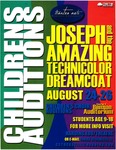 Joseph and the Amazing Technicolor Dreamcoat (2012 childrens' auditions poster)