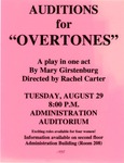 Overtones (1995 auditions poster)