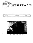 White County Heritage 1970 no. 2 by White County Historical Society