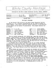 White County Heritage 1963 no. 5 by White County Historical Society